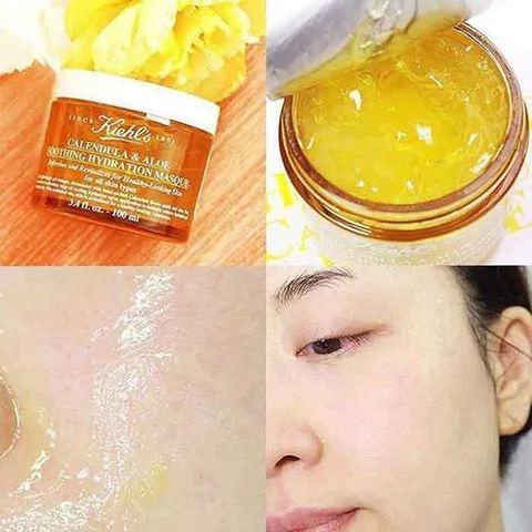 Mặt Nạ Dưỡng Da Hoa Cúc Kiehl's Calendula & Aloe 100ml - Cấp ẩm và Làm Dịu Da, Sản Phẩm Chính Hãng Cho Mọi Loại Da