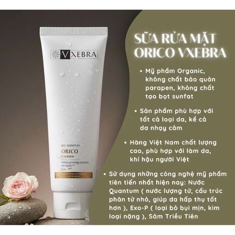 Sữa Rửa Mặt Orico - Làm Sạch Sâu, Loại Bỏ Trang Điểm, Dưỡng Ẩm Tự Nhiên, An Toàn Cho Da Nhạy Cảm, Công Nghệ Minipory™