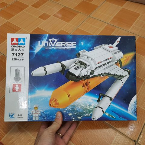 Bộ lắp ghép LEGO tàu vũ trụ MS No.7127 – Đồ chơi giáo dục cho trẻ em, 226 chi tiết sáng tạo, an toàn và không độc hại