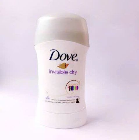 Lăn khử mùi Dove Invisible Solid 24H 40g – không ố màu