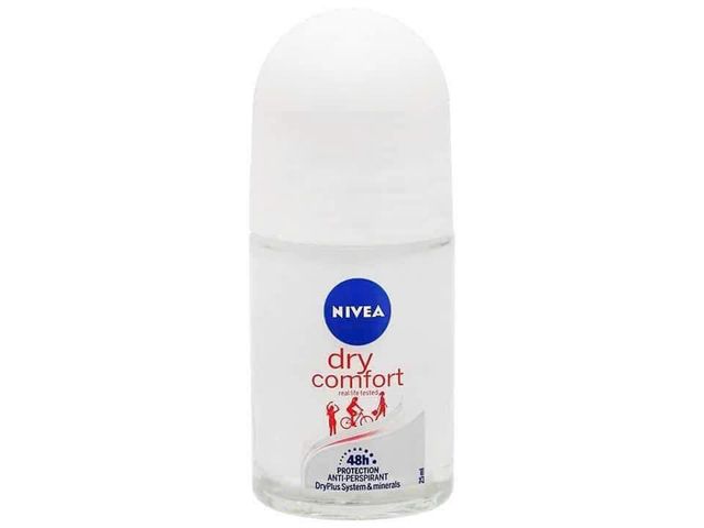 Lăn khử mùi Nivea Dry Comfort Plus 48H 50ml - Giữ cơ thể luôn khô thoáng và thơm mát suốt 2 ngày