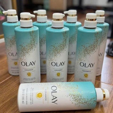 Sữa Tắm Olay Ceramide + B3 591ml - Làm Sạch & Tăng Cường Đàn Hồi Da, Phục Hồi Da Nhẹ Nhàng, Dưỡng Ẩm Tối Ưu