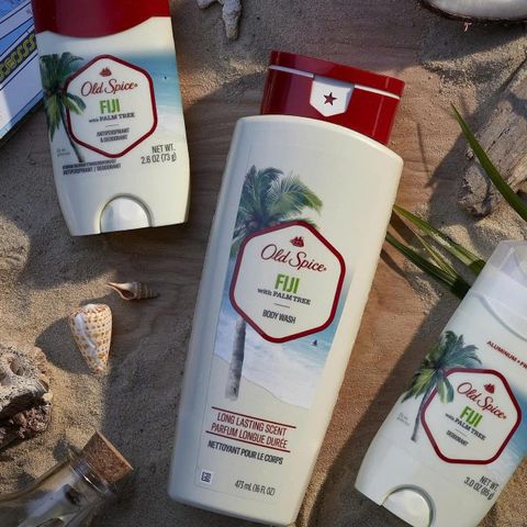 Sữa Tắm Nam Old Spice Fiji 473g – mùi biển tươi mát, sạch thoáng