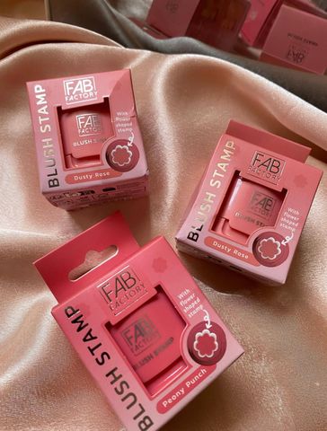 Phấn Má Hồng Dạng Nước FAB Factory Cushion Blush 6,5g - Vegan, Lớp Nền Tự Nhiên, Bảng Màu Xinh Xỉu, Dưỡng Ẩm Da