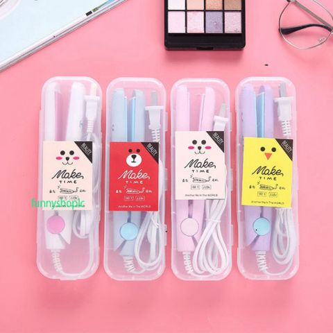 Máy Làm Tóc Mini Nova Hình Thú - Thiết Kế Siêu Tiện Lợi Có Hộp Đựng, Dễ Dàng Tạo Kiểu Tóc Đẹp Mọi Nơi