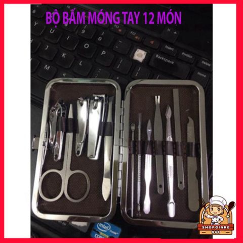 Bộ Kìm Bấm Móng 12 Món Thời Trang, Dụng Cụ Làm Nail Mini Tiện Lợi, Quà Tặng Ý Nghĩa cho Bạn Bè và Gia Đình