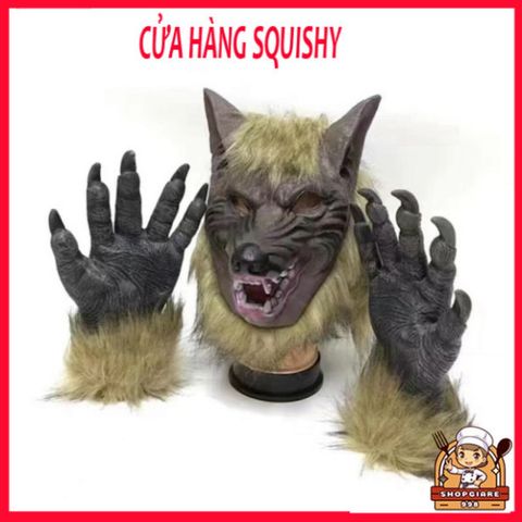 Mặt Nạ Hóa Trang Ma Sói Silicone - Mặt Nạ Kinh Dị Halloween Cho Tiệc Tùng & Cosplay, Dành Cho Người Lớn & Trẻ Em