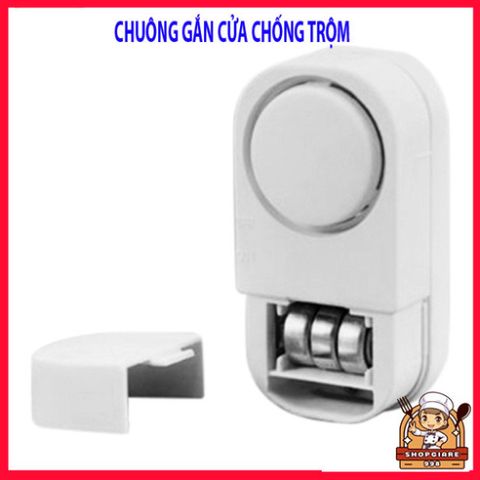 Chuông Từ Cảm Ứng Gắn Cửa Chống Trộm Nhỏ Gọn 90Db - Thiết Bị Báo Động An Ninh, Dễ Dàng Lắp Đặt, Kèm Pin Sẵn