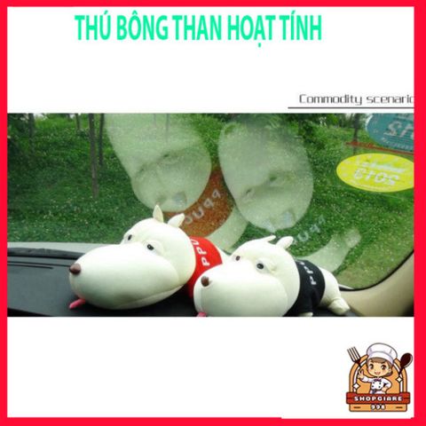 Cún Chó Bông Than Hoạt Tính - Khử Mùi Và Lọc Khí Ô Tô, Phòng Ngủ - Phụ Kiện Dễ Thương Cho Các Tín Đồ Gấu Bông