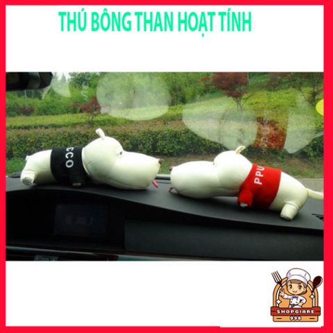 Cún Chó Bông Than Hoạt Tính - Khử Mùi Và Lọc Khí Ô Tô, Phòng Ngủ - Phụ Kiện Dễ Thương Cho Các Tín Đồ Gấu Bông