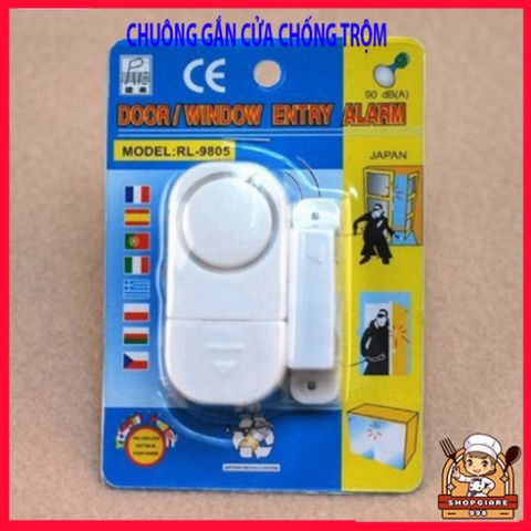 Chuông Báo Động Chống Trộm Gắn Cửa - Âm Thanh Lớn >90dB, Dễ Lắp Đặt, Tiết Kiệm Pin, Bảo Vệ An Toàn Cho Gia Đình