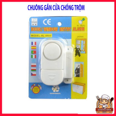 Chuông Báo Động Chống Trộm Gắn Cửa - Âm Thanh Lớn >90dB, Dễ Lắp Đặt, Tiết Kiệm Pin, Bảo Vệ An Toàn Cho Gia Đình