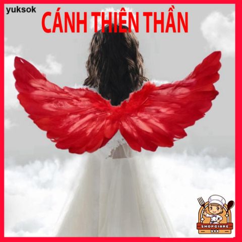 Cánh Thiên Thần Cosplay Trẻ Em - Đồ Hóa Trang Halloween Tươi Tắn - Chất Liệu Lông Vũ Thoải Mái và Dễ Đeo