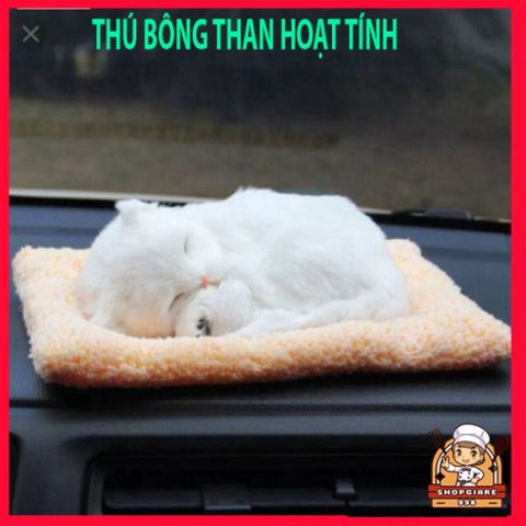 Thú Bông Khử Mùi Than Hoạt Tính Lọc Không Khí - Phụ Kiện Ô Tô Đáng Yêu Tô Điểm Xe Hơi và Bàn Làm Việc