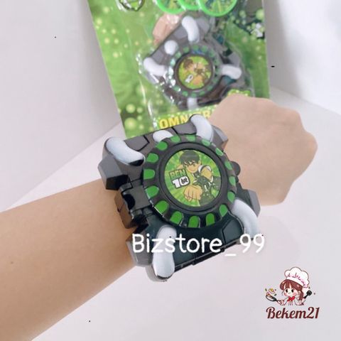 Đồng Hồ Ben 10 Đeo Tay Cho Bé - Mô Phỏng Điện Thoại Hoạt Hình - Bộ 3 Thẻ Bài An Toàn Cho Trẻ Em