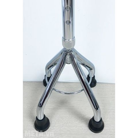 Gậy Tập Đi 4 Chân Lucass Inox Cao Cấp - Gậy Chống Trượt Dành Cho Người Già, Người Khuyết Tật - SJL-1165