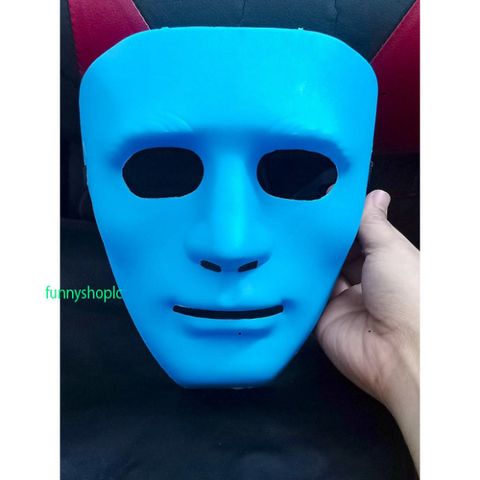 Mặt Nạ Hóa Trang Jabbawockeez Xanh Dương - Mặt Nạ Cosplay Hiphop Độc Đáo Cho Halloween và Tiệc Tùng