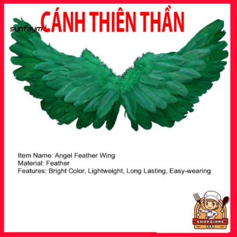 Cánh Thiên Thần Lông Vũ Nhiều Màu Sắc - Phụ Kiện Hóa Trang Độc Đáo Cho Trẻ Em & Người Lớn, Hoàn Hảo Cho Tiệc Tùng & Halloween