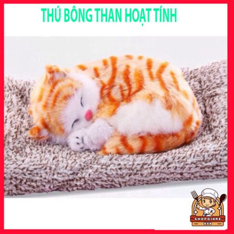 Thú Bông Hút Mùi Than Hoạt Tính Giống Thật Cho Tablo Ô Tô và Bàn Làm Việc - Phụ Kiện Tiện Ích Giữ Không Khí Trong Lành