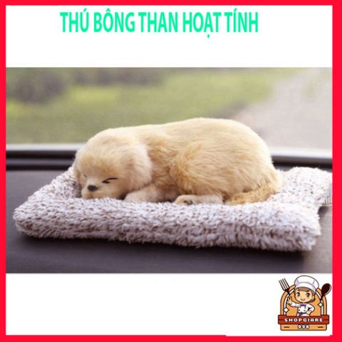 Thú Bông Hút Mùi Than Hoạt Tính 99% Giống Thật - Gấu Bông Trang Trí Tablo Xe Hơi và Bàn Làm Việc, Phụ Kiện Ô Tô Chất Lượng
