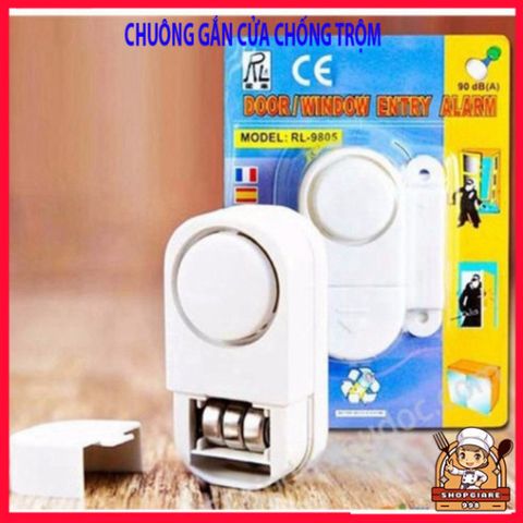 Chuông Cảm Ứng Gắn Cửa Chống Trộm Nhỏ Gọn - Âm Thanh 105dB, Kèm Pin, Thiết Bị An Ninh Thông Minh cho Gia Đình và Cửa Hàng