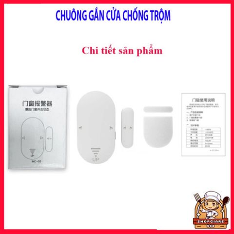 Báo Động Chống Trộm CTFAST MC-03 - Chuông Báo Khách Đa Chức Năng, Còi Cảnh Báo 130dB, An Ninh Nhà Cửa Hiệu Quả
