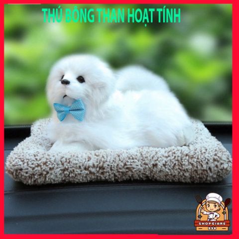 Gấu Bông Chó Mèo ô Tô - Lõi Than Hoạt Tính Khử Mùi và Lọc Không Khí cho Xe Hơi - Phụ Kiện Trang Trí Dễ Thương