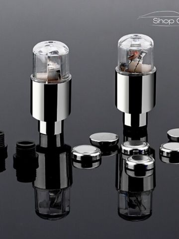 Bộ Nắp Van Đèn LED Gắn Van Xe Máy, Ô Tô, Xe Đạp - Nhiều Màu Sắc Tạo Hiệu Ứng Phát Sáng Ấn Tượng Khi Di Chuyển