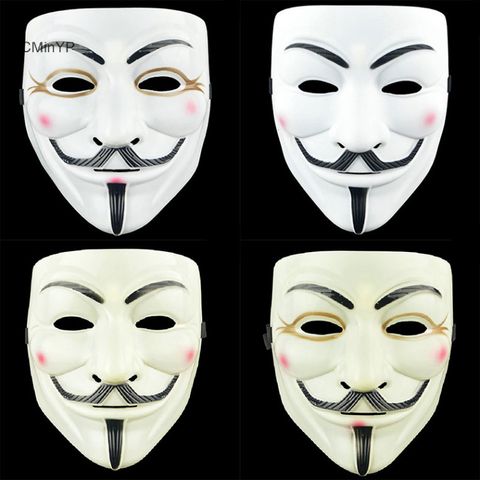 Mặt Nạ V for Vendetta Guy Fawkes - Khẩu Trang Halloween Fancy Party Dành Cho Người Lớn, Phụ Kiện Cosplay Độc Đáo