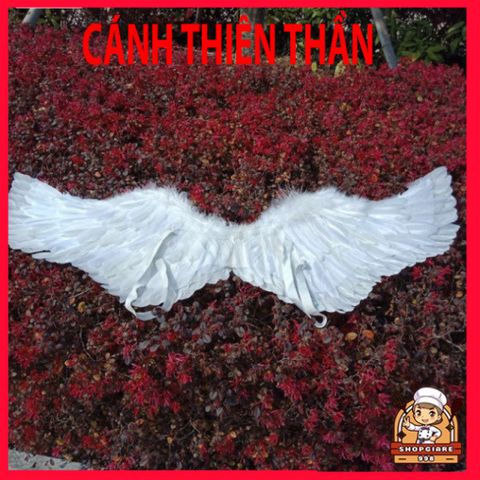 Cánh Cục Cưng Cosplay Lông Vũ Trắng Đen Đỏ – Phụ Kiện Lễ Hội Cho Trẻ Em và Người Lớn, Chất Liệu Giả Lông Cao Cấp