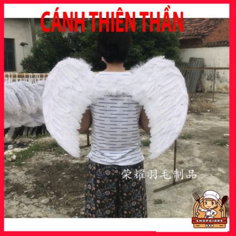 Cánh Cục Cưng Cosplay Lông Vũ Trắng Đen Đỏ – Phụ Kiện Lễ Hội Cho Trẻ Em và Người Lớn, Chất Liệu Giả Lông Cao Cấp