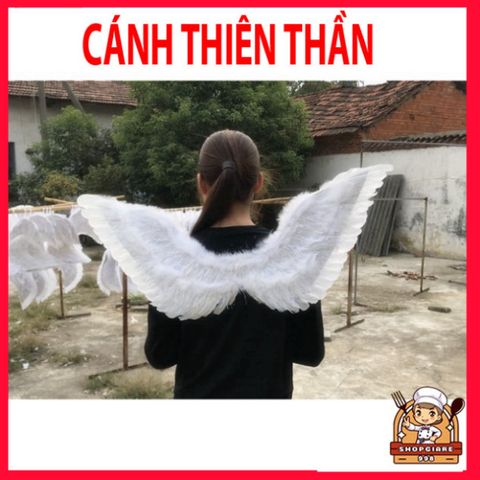 Cánh Cục Cưng Cosplay Lông Vũ Trắng Đen Đỏ – Phụ Kiện Lễ Hội Cho Trẻ Em và Người Lớn, Chất Liệu Giả Lông Cao Cấp