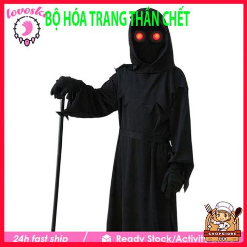 Bộ Trang Phục Hóa Trang Thần Chết Đầu Lâu Cho Trẻ Em Dịp Halloween đầy Ma Quái và Kỳ Diệu 580769