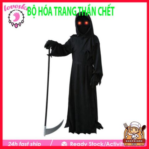 Bộ Trang Phục Hóa Trang Thần Chết Đầu Lâu Cho Trẻ Em Dịp Halloween đầy Ma Quái và Kỳ Diệu 580769