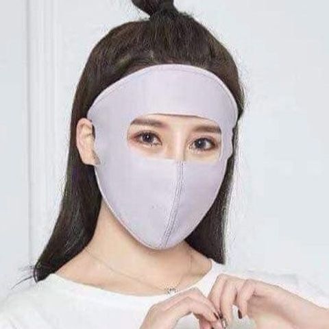 Khẩu Trang Ninja Chống Nắng UV - Thoáng Khí, Che Kín Mặt, Dành Cho Mùa Hè - Bảo Vệ Da An Toàn, Giặt Được, Hàng Có Viền