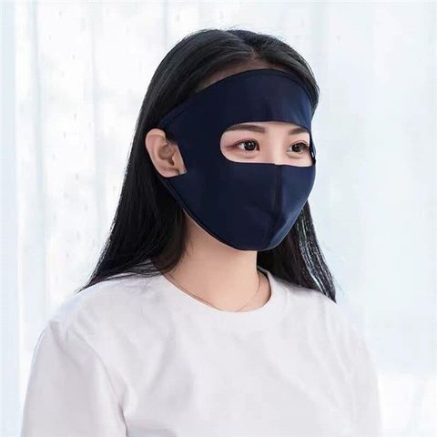Khẩu Trang Ninja Chống Nắng UV - Thoáng Khí, Che Kín Mặt, Dành Cho Mùa Hè - Bảo Vệ Da An Toàn, Giặt Được, Hàng Có Viền