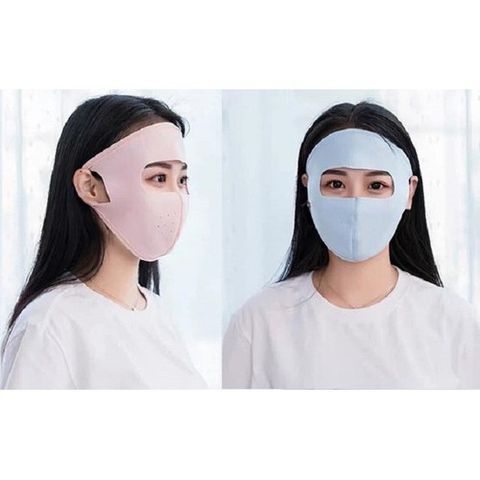 Khẩu Trang Ninja Chống Nắng UV - Thoáng Khí, Che Kín Mặt, Dành Cho Mùa Hè - Bảo Vệ Da An Toàn, Giặt Được, Hàng Có Viền