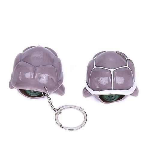 Móc Khóa Chú Rùa Thụt Cổ Dễ Thương - Phụ Kiện Thời Trang Bằng Nhựa Cứng, Phù Hợp Làm Móc Chìa Khóa, Túi Xách, Xe Máy