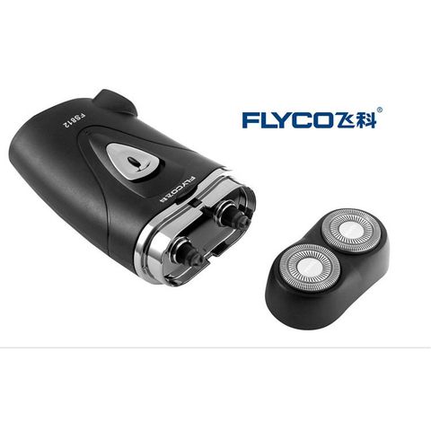 Máy cạo râu Flyco FS812 với 2 đầu lưỡi siêu hiện đại - Tiện lợi, chống nước, tặng kèm lưỡi dao dự phòng【3C】