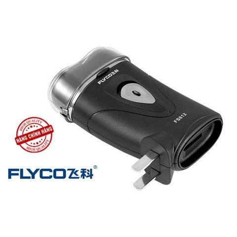 Máy cạo râu Flyco FS812 với 2 đầu lưỡi siêu hiện đại - Tiện lợi, chống nước, tặng kèm lưỡi dao dự phòng【3C】