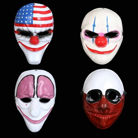 Mặt Nạ Halloween Chú Hề Kinh Dị PVC - Phụ Kiện Thời Trang Cho Người Lớn và Trẻ Em - Lễ Hội Ma Quái