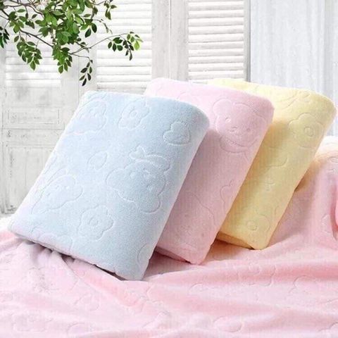 Khăn Tắm Xuất Nhật Chất Liệu Mềm - Khổ Rộng 140x70cm, Thấm Nước Nhanh Khô, Họa Tiết Dễ Thương Cho Gia Đình