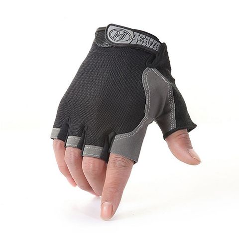 Găng Tay Tập Gym Độc Đáo - Găng Tay Phượt Chống Nắng Nam Nữ Vải Chuyên Dụng, Thiết Kế Hở Ngón, Thoáng Khí, Phong Cách Cá Tính