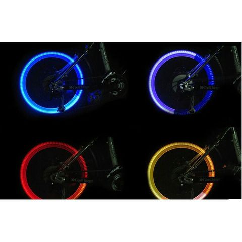 Đèn Led Van Xe Phát Sáng - Đèn Trang Trí Ô Tô, Xe Máy, Xe Đạp - Tự Động Sáng Khi Di Chuyển, Chống Nước, Bộ 2 Cái