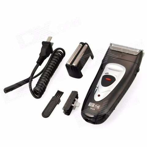 Máy Cạo Râu Hai Lưỡi Kép Hàn Quốc RSCW-1949 - Tiện Ích Tỉa Râu Đa Năng, Nhỏ Gọn, Bền Bỉ, Dễ Dàng Sử Dụng