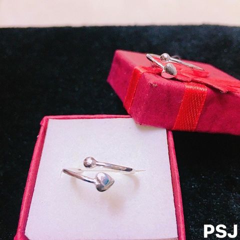 Nhẫn Tim Bạc Ta Thái - Nhẫn Dáng Thanh Đẹp, Xuất Xứ Làng Bạc Hải Dương - Trang Sức Cao Cấp Kiểu Dáng Thời Trang