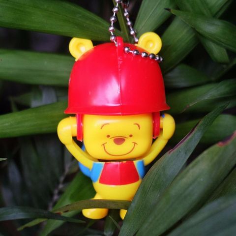 Móc Khóa Chibi Gấu Pooh Thay Đổi Cảm Xúc - Phụ Kiện Anime Đáng Yêu Cho Fan Manga Thú Vị