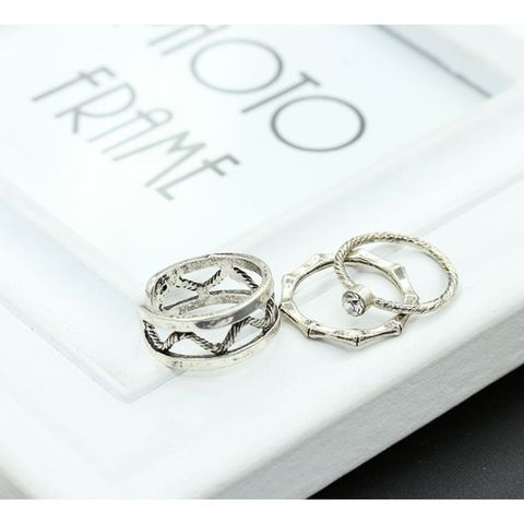 Bộ nhẫn 3 món phong cách Hàn Quốc xoắn tam - Trang sức thời trang đẹp, tinh tế cho phái nữ, dễ dàng phối đồ 2023
