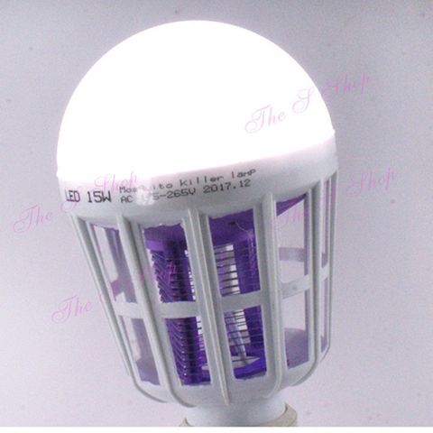 Đèn Bắt Muỗi LED Chiếu Sáng 15W - Tiết Kiệm Điện, An Toàn Cho Gia Đình, Hiệu Quả Diệt Muỗi, Côn Trùng Ngoài Trời và Trong Nhà