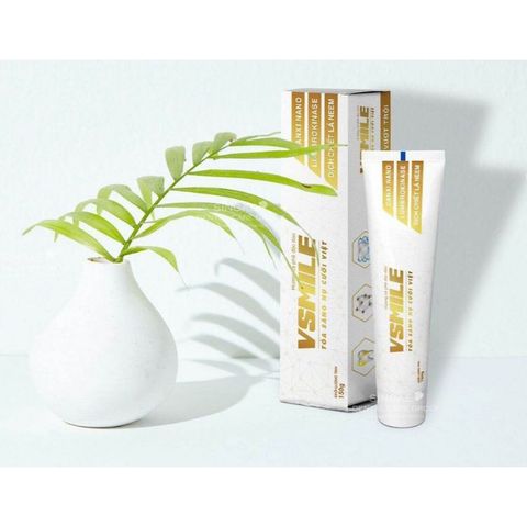 Kem Đánh Răng Vsmile Vị Cà Phê 150g - Giúp Răng Chắc Khỏe, Bảo Vệ Răng Miệng, Duy Trì Nụ Cười Tỏa Sáng